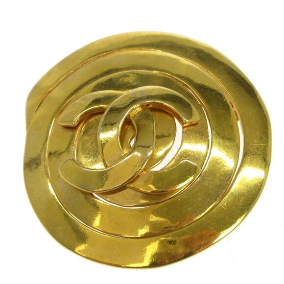 Chanel Brooch Pin Gold 95P - Picture 1 of 4
